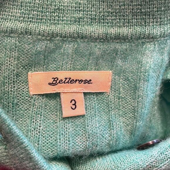 Bellerose Ribbed Pullover Sweater Green 8 - Picture 7 of 11
